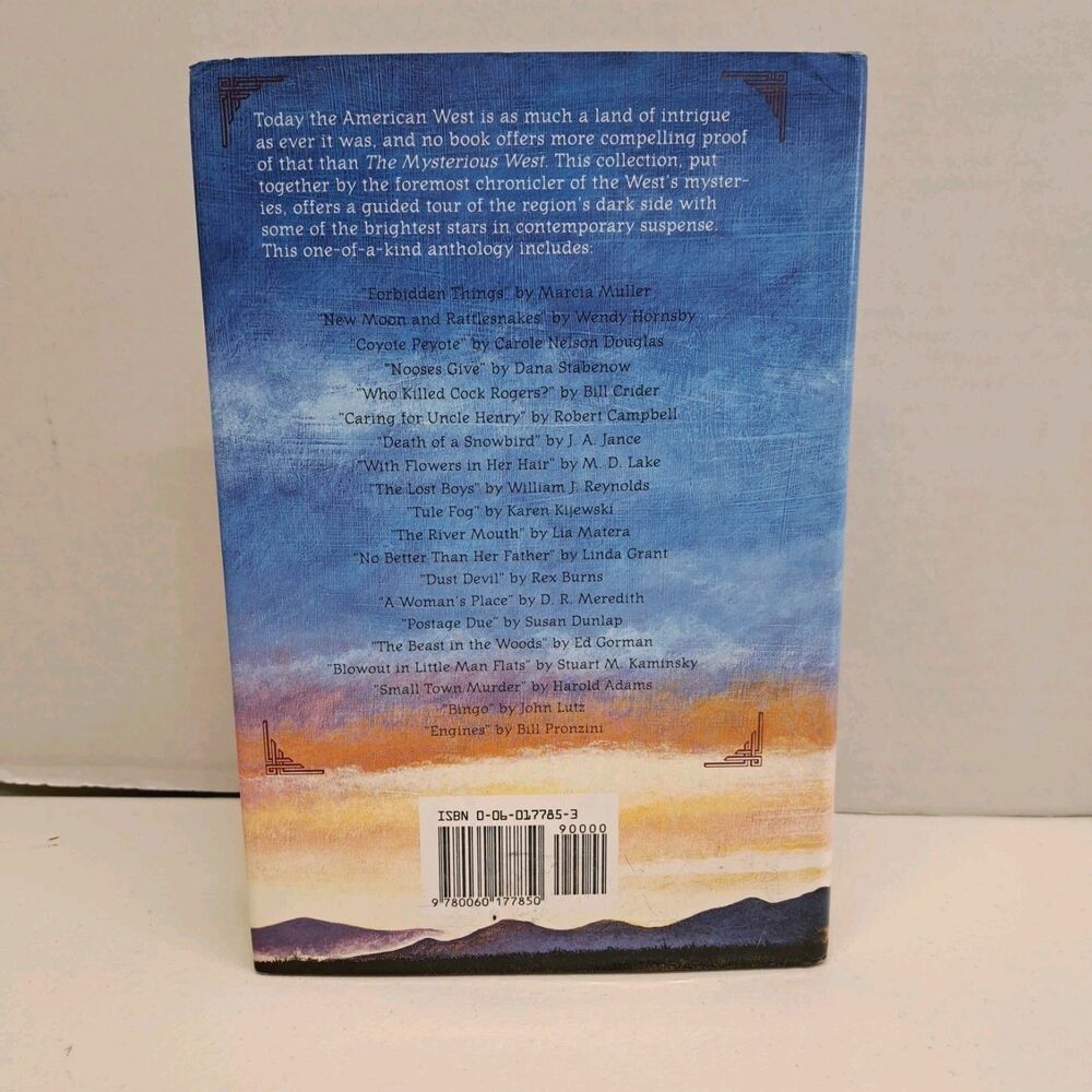 The Mysterious West by Tony Hillerman First Edition 1994, Hardcover - Picture 2 of 5